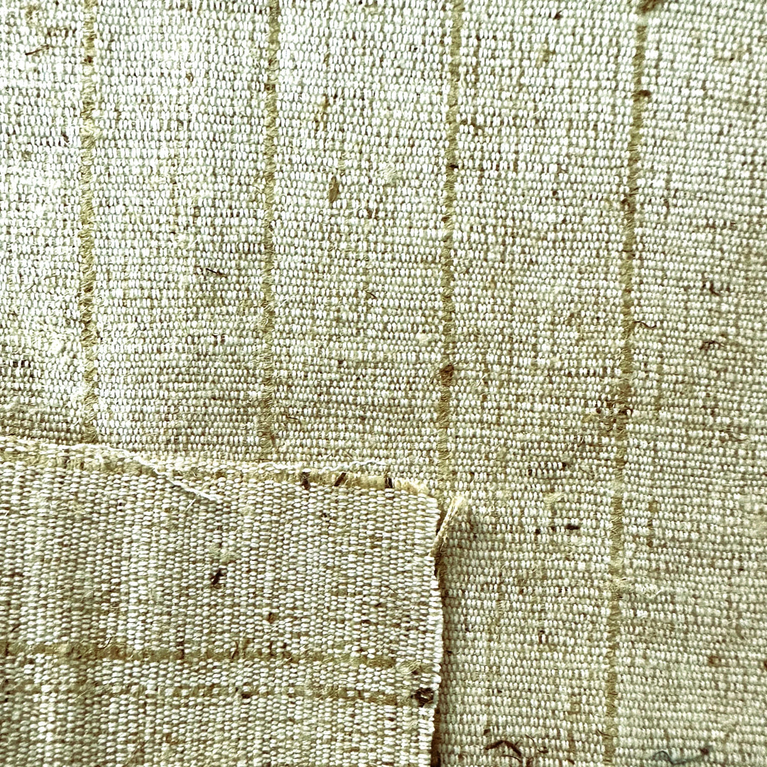 Close-up of handwoven Himalayan nettle textile