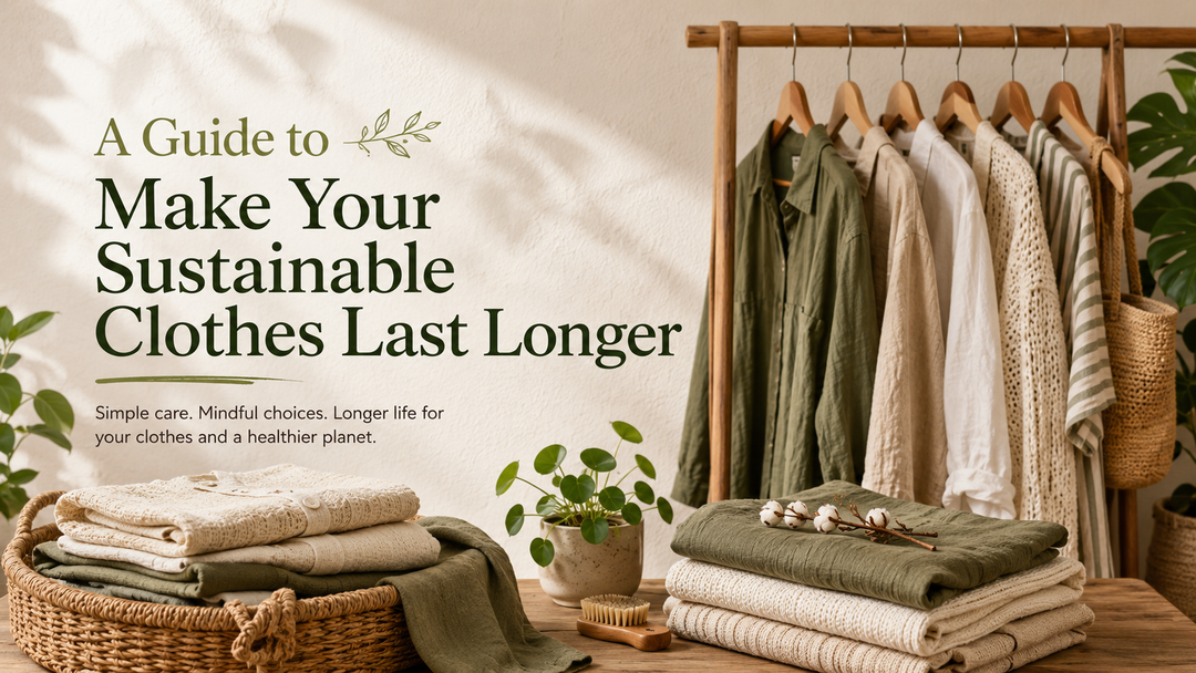 How to make sustainable clothes last longer with proper washing, drying, storing and repair practices.