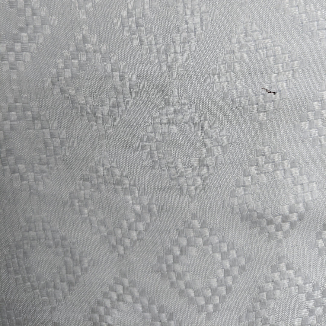 White aloe vera fabric with matte texture