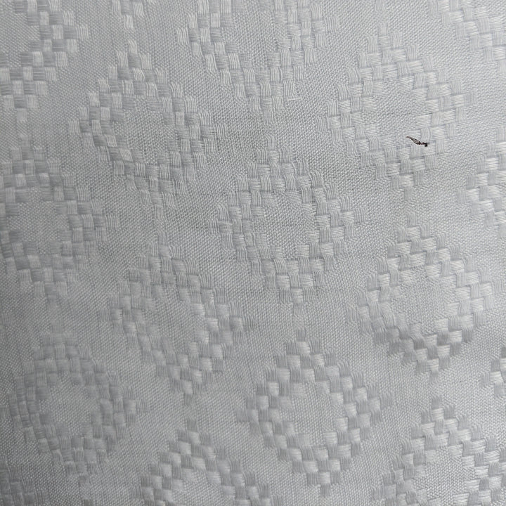 White aloe vera fabric with matte texture
