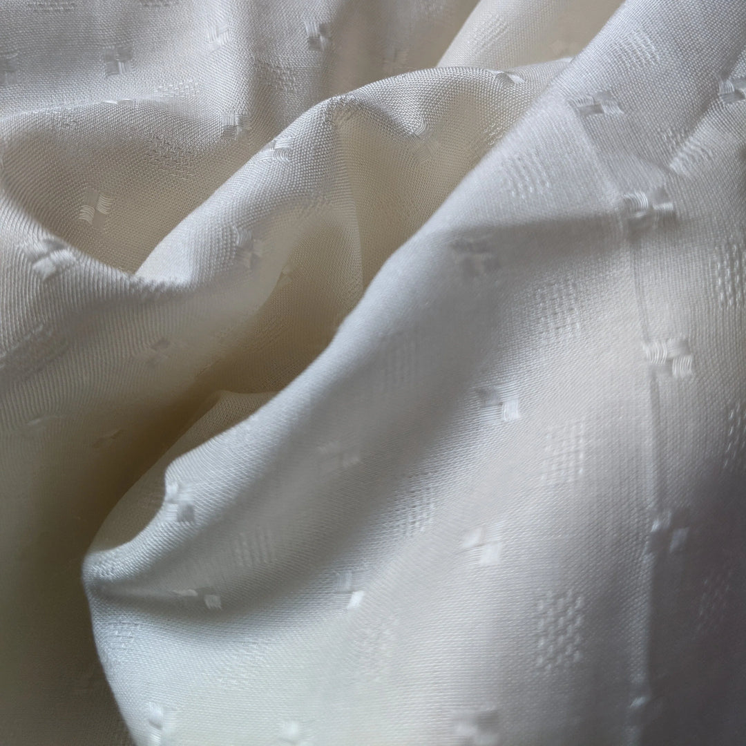 Aloe vera fabric saree with handwoven look