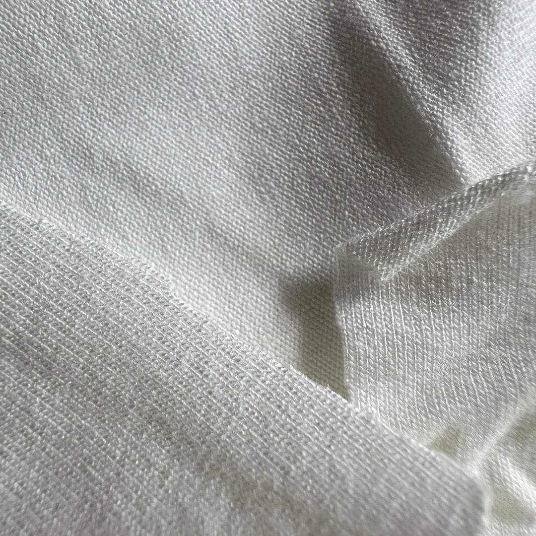 Choose this Lightweight Aloe Vera Spandex Knitted Fabric offering durability and flexibility