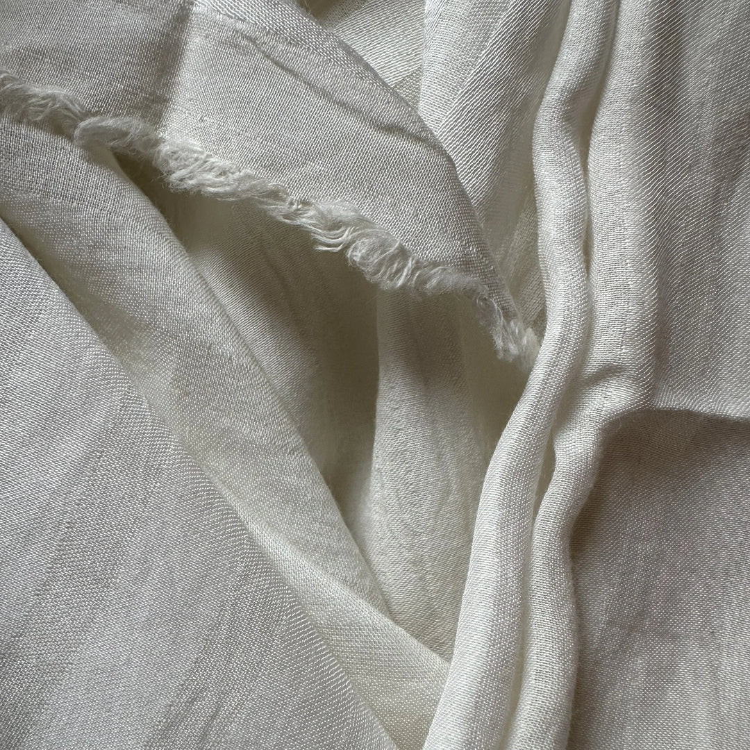 Soft and breathable banana fiber fabric close-up