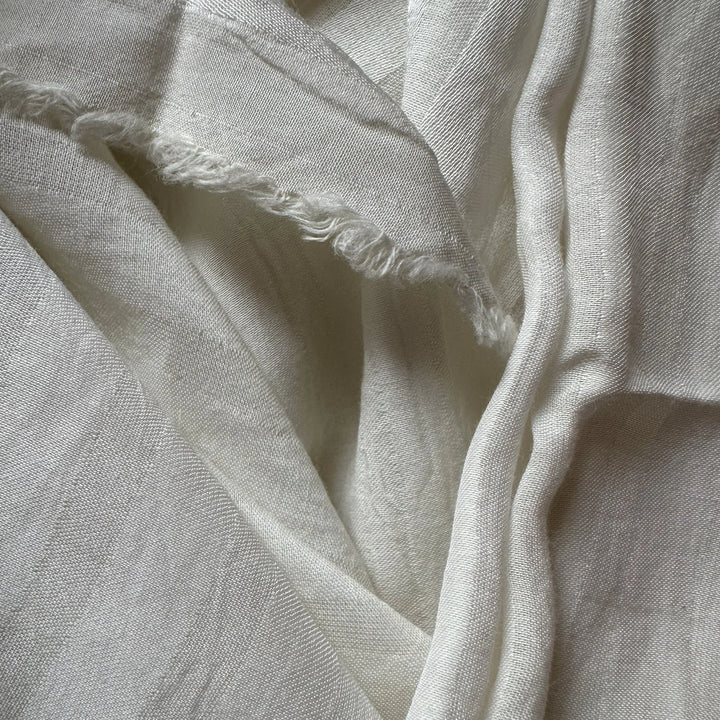 Soft and breathable banana fiber fabric close-up