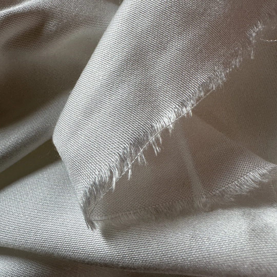 Smooth, plant-based satin fabric made from banana fiber with lightweight 110–120 GSM