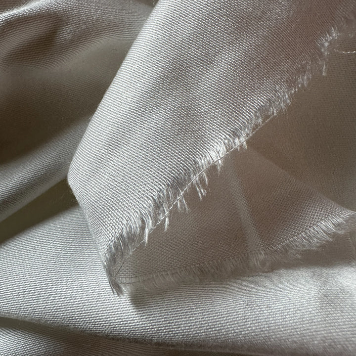 Smooth, plant-based satin fabric made from banana fiber with lightweight 110–120 GSM