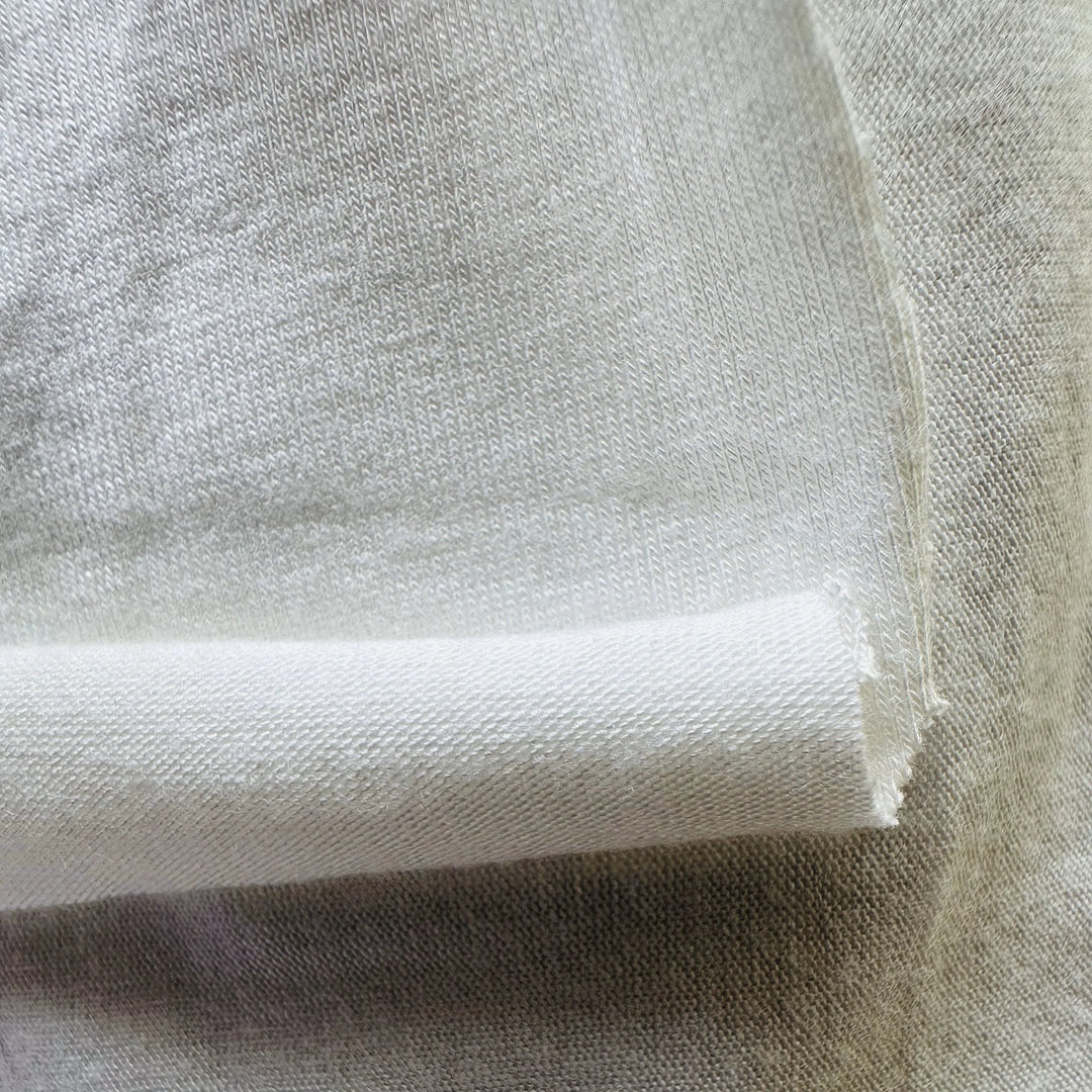 95% Banana 5% Lycra Knitted Fabric used to make active wear