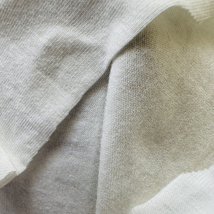 95% Banana 5% Lycra Knitted Fabric Used to make t-shirt, leggings, and a sports bra