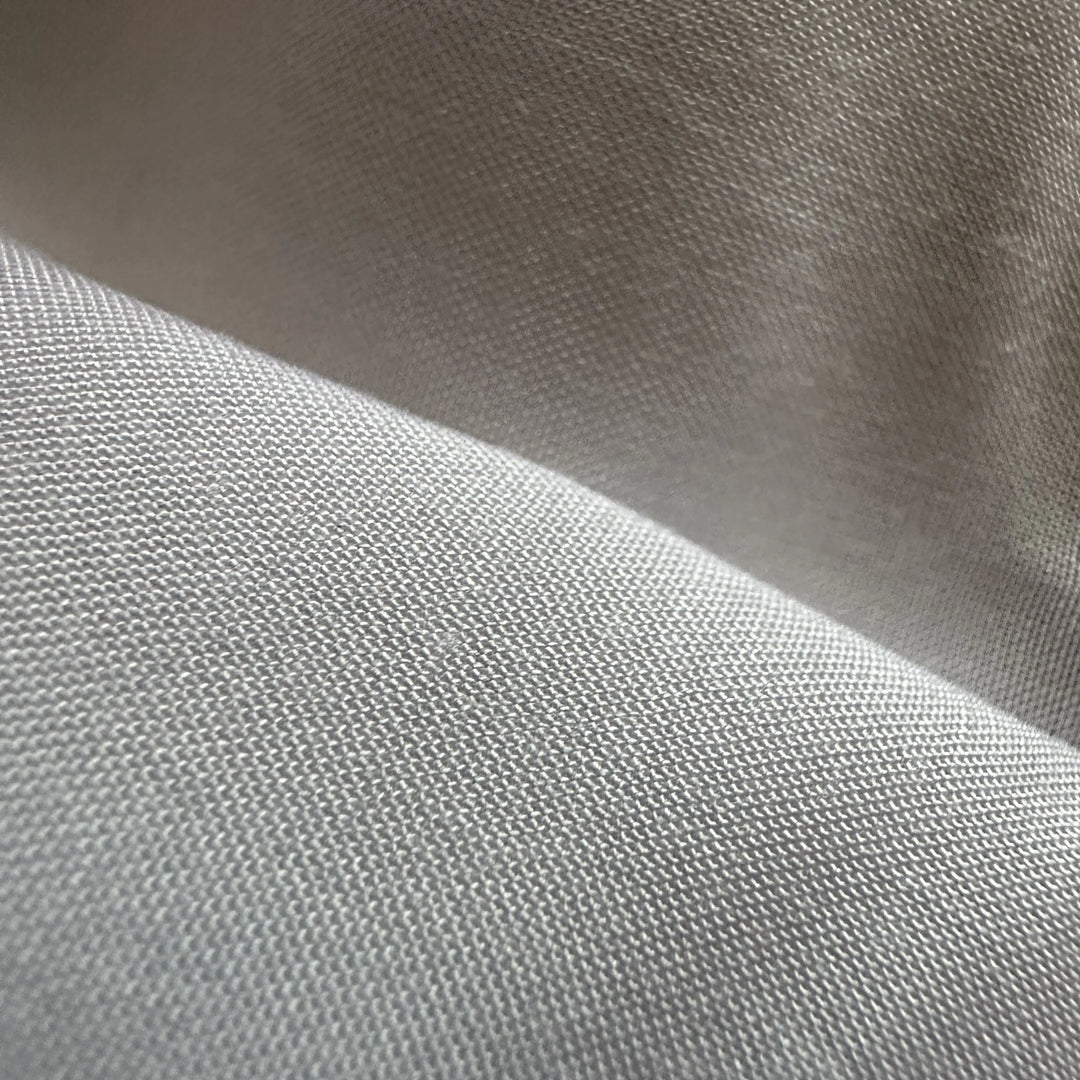 Natural organic bamboo plain weave fabric showing smooth texture and lightweight structure
