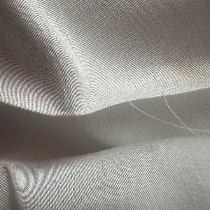 Sustainable bamboo satin fabric ideal for dresses, blouses, scarves, and premium eco apparel