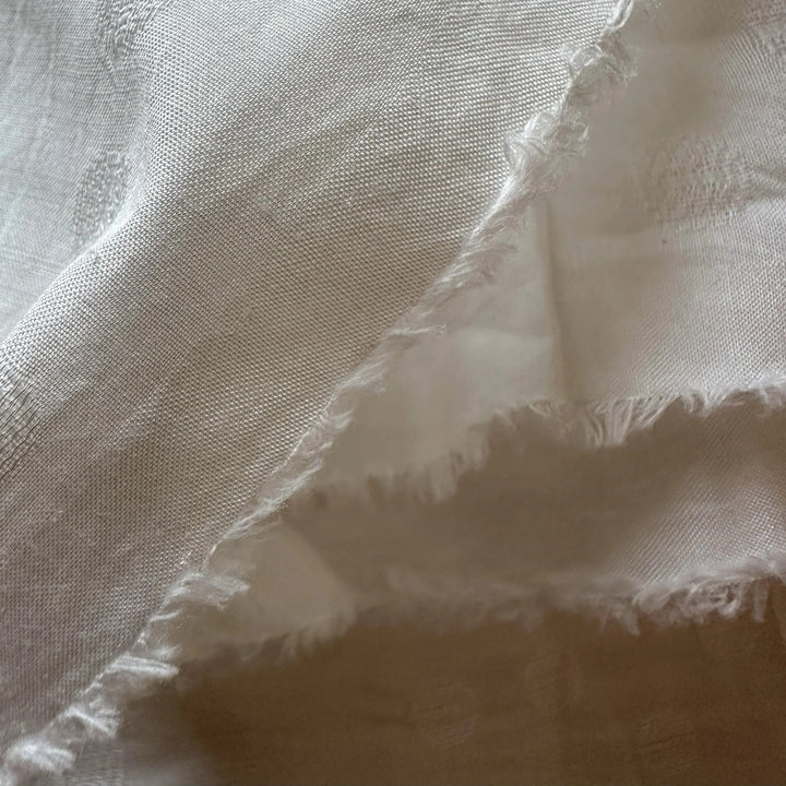 Bamboo Leno Weave Fabric – Open weave for breathable scarves and overlays