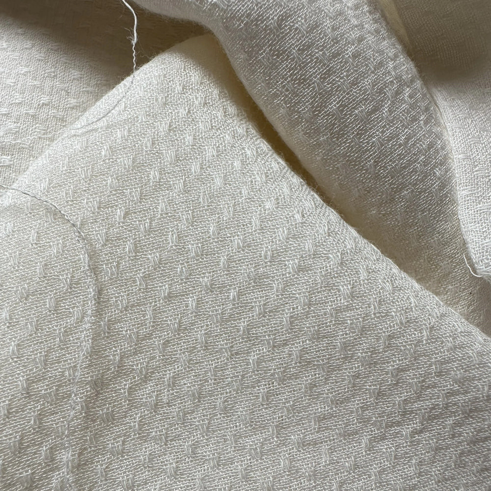 Bamboo Striped Woven Fabric – Natural stripe effect for summer wear