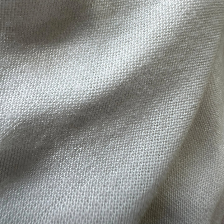 Organic bamboo knit fabric showcasing softness and flexibility