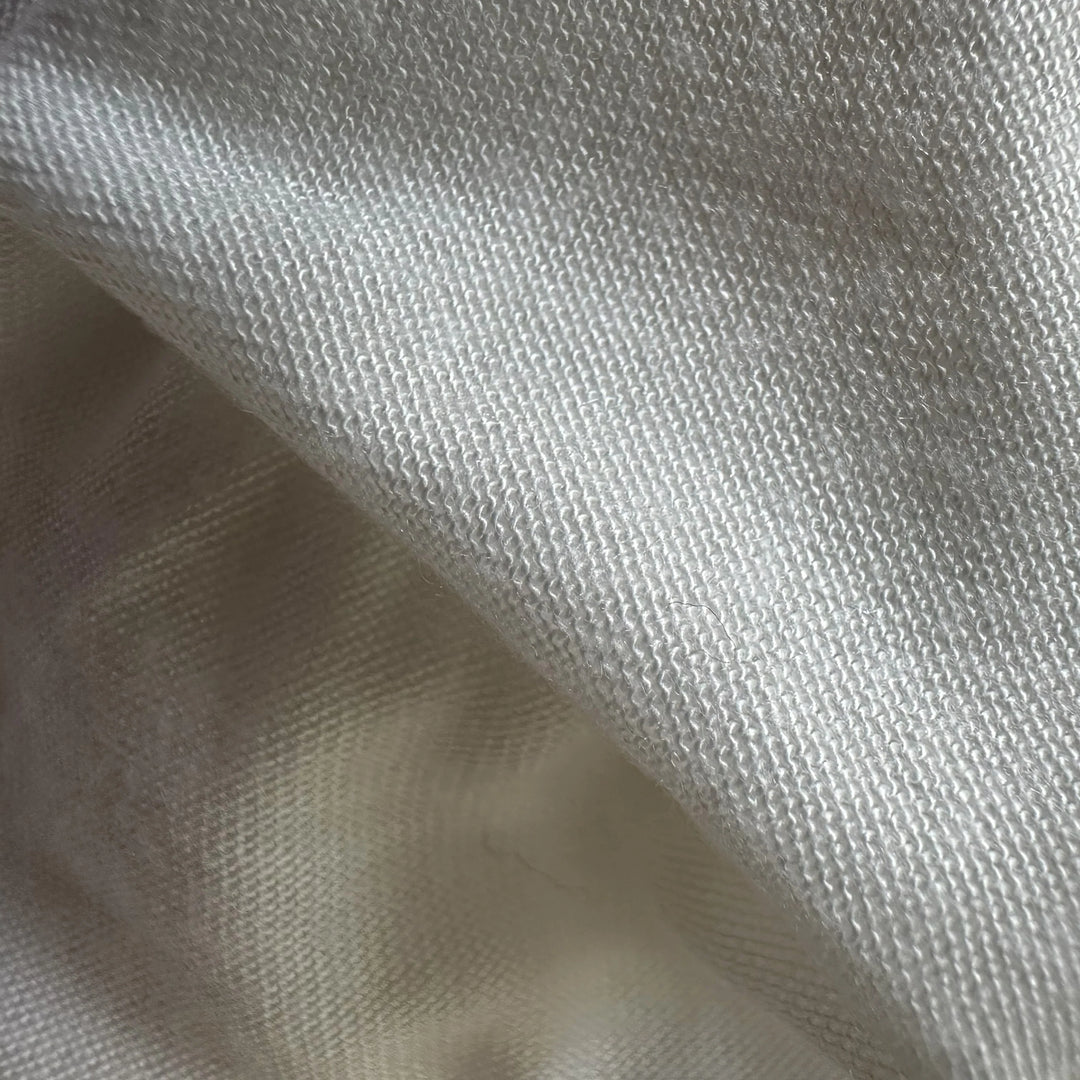 Soft and breathable 100% bamboo knitted fabric in natural finish