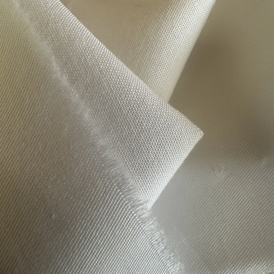 Plant-based bamboo lyocell fabric blend soft durable breathable and eco-conscious textile material.