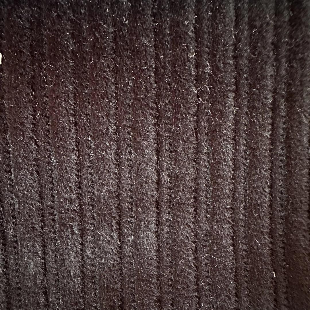 Black 6 Wales Corduroy Fabric Organic Cotton – Premium Sustainable Fabric for Apparel Designers