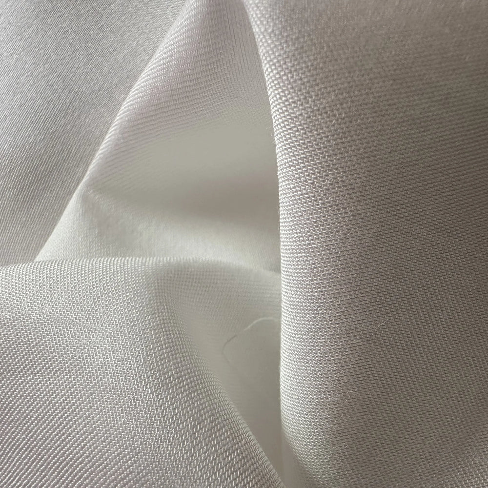 Lightweight organic corn satin weave fabric suitable for dresses scarves and linings