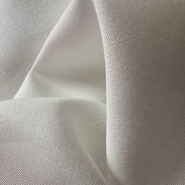 Lightweight organic corn satin weave fabric suitable for dresses scarves and linings