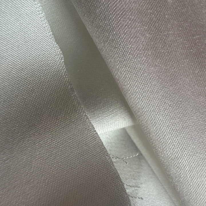 100% organic corn fiber satin fabric with soft silky surface and elegant drape