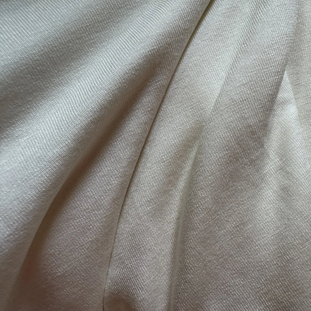 Eco-friendly Jasmine cellulose knitted fabric with spandex for stretch and comfort in apparel