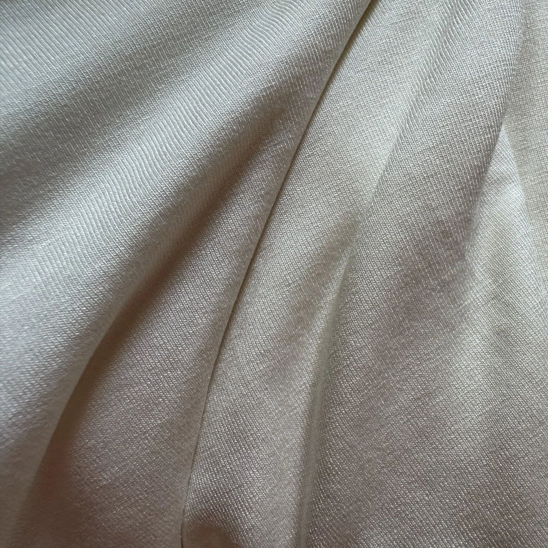 Eco-friendly Jasmine cellulose knitted fabric with spandex for stretch and comfort in apparel