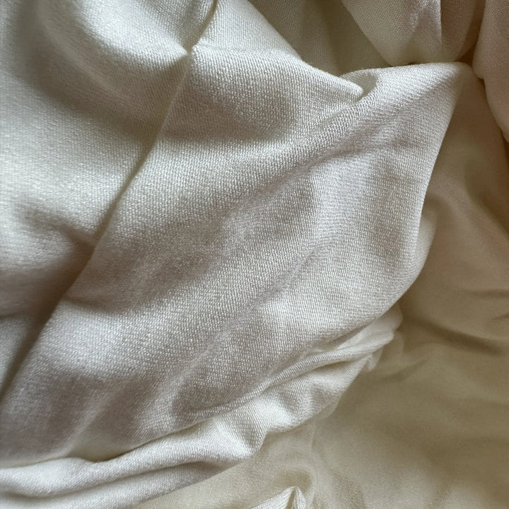 Sustainable plant-based Jasmine cellulose spandex fabric for athleisure, tops, and loungewear