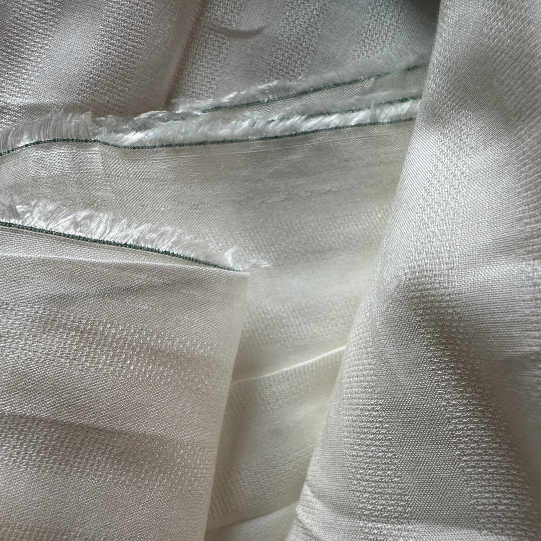 Jasmine fabric labeled with GSM and composition for B2B presentation
