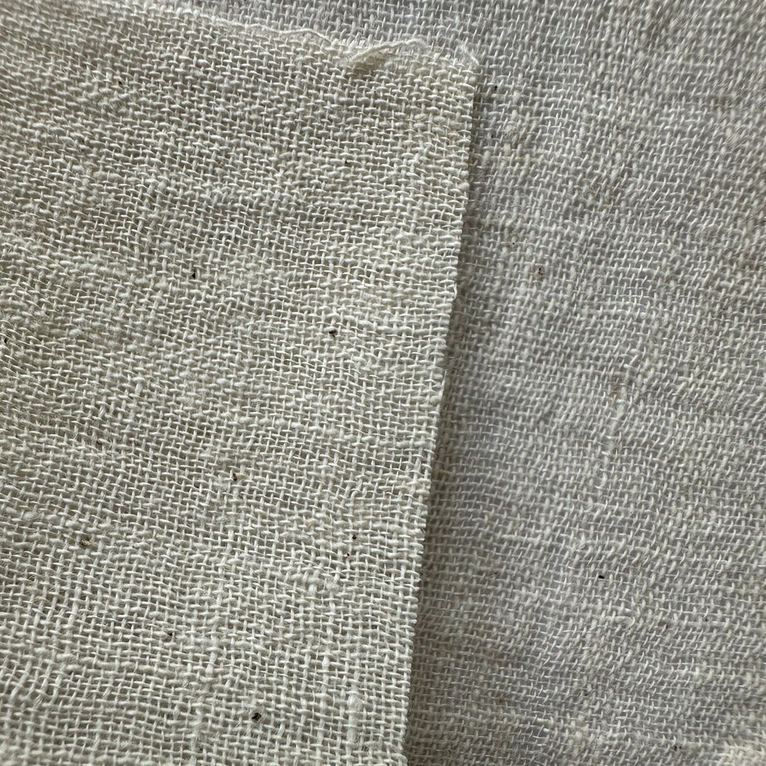Organic Kala Cotton Linen Handloom Fabric crafted by Indian artisans for B2B textile buyers