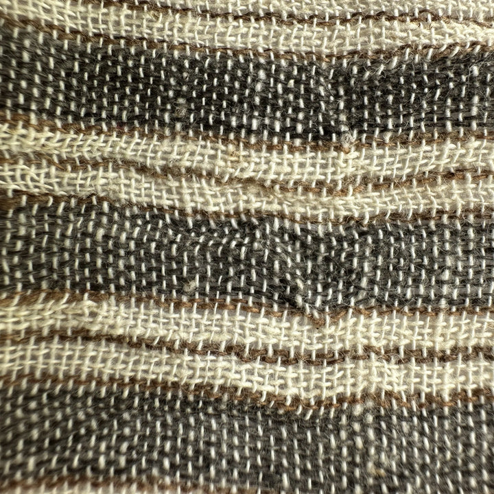 Handwoven Multistripe Yarn Dyed Kala Cotton Fabric