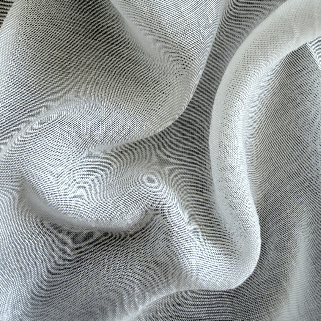 Close-Up of Lotus Silk Fabric Texture and Plain Weave