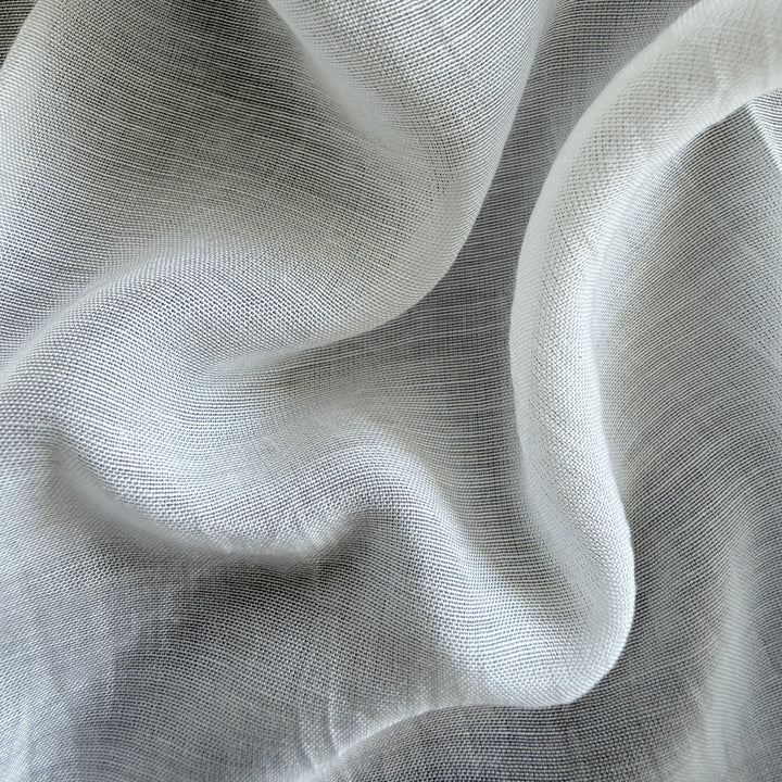 Close-Up of Lotus Silk Fabric Texture and Plain Weave