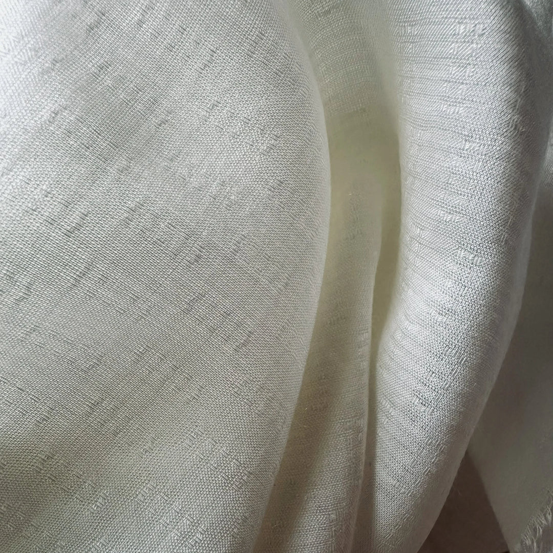 Natural white milk cellulose fabric ready for dyeing with RFD finish