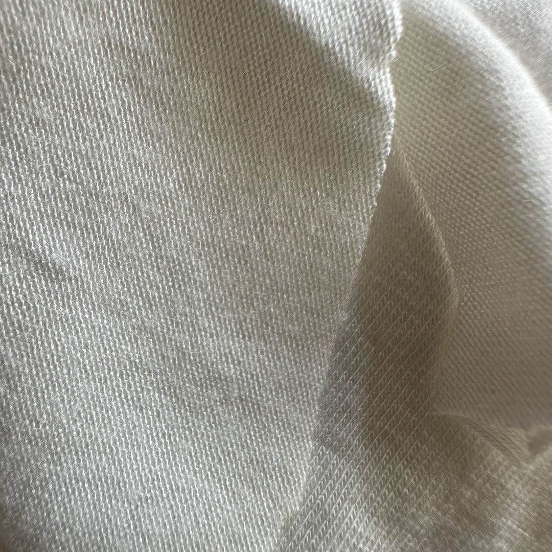 Soft and elastic milk lycra knit fabric – ideal for sustainable clothing lines