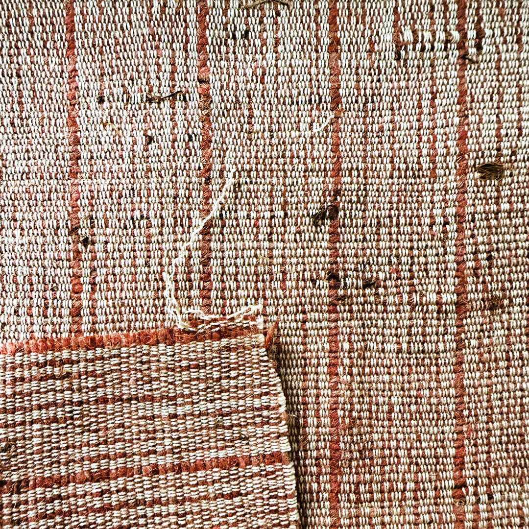 Artisan-crafted Himalayan nettle fabric woven from wild fibers