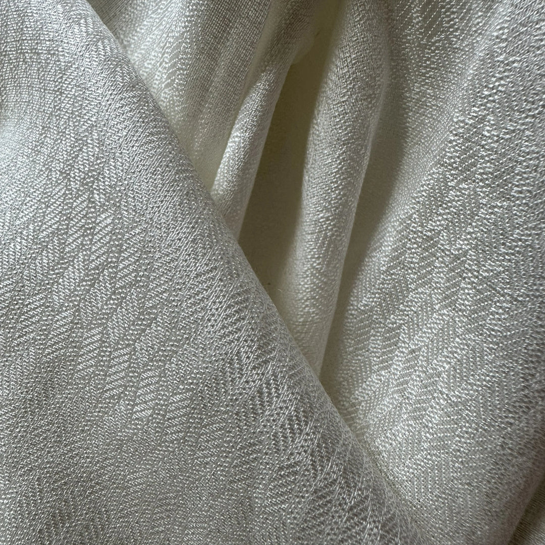 Olive cellulose fabric by Ayurkruti, sustainable RFD fabric suitable for natural dye processes.