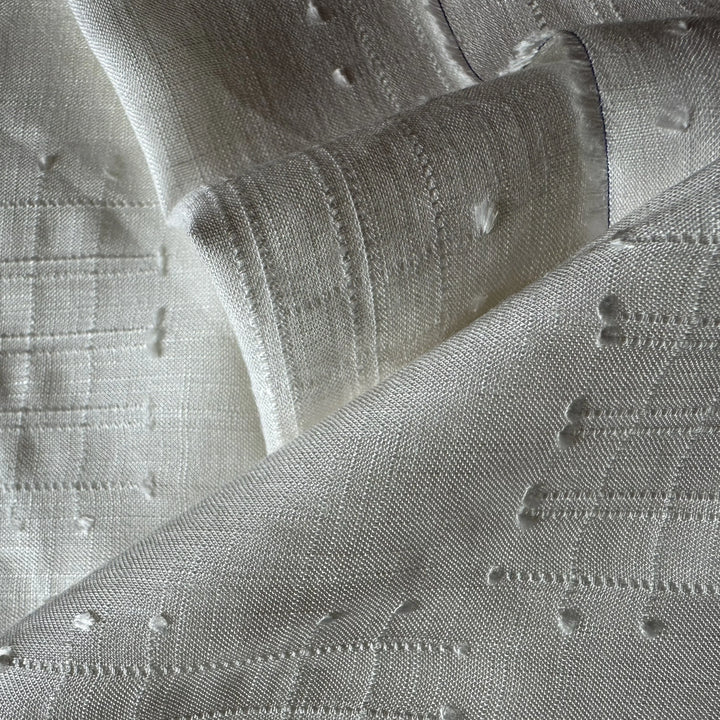 Close view of olive cellulose fabric texture made from regenerated plant-based cellulose.