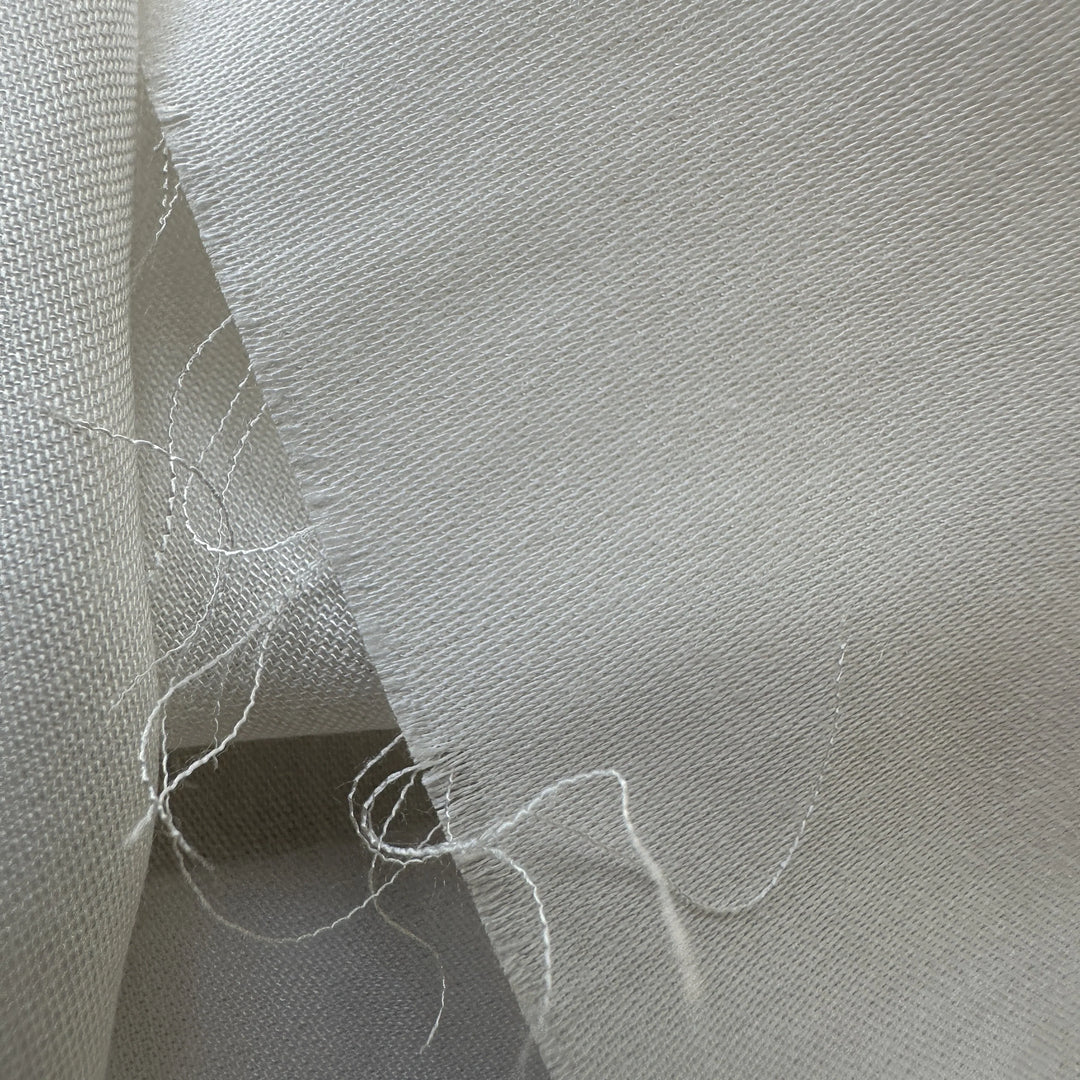 pineapple leaf fiber satin fabric 110 GSM RFD soft drape smooth finish sustainable material
