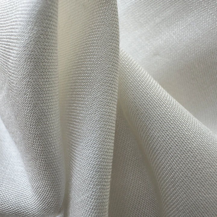 PALF satin weave fabric 110 GSM smooth texture with subtle shine natural fiber detail
