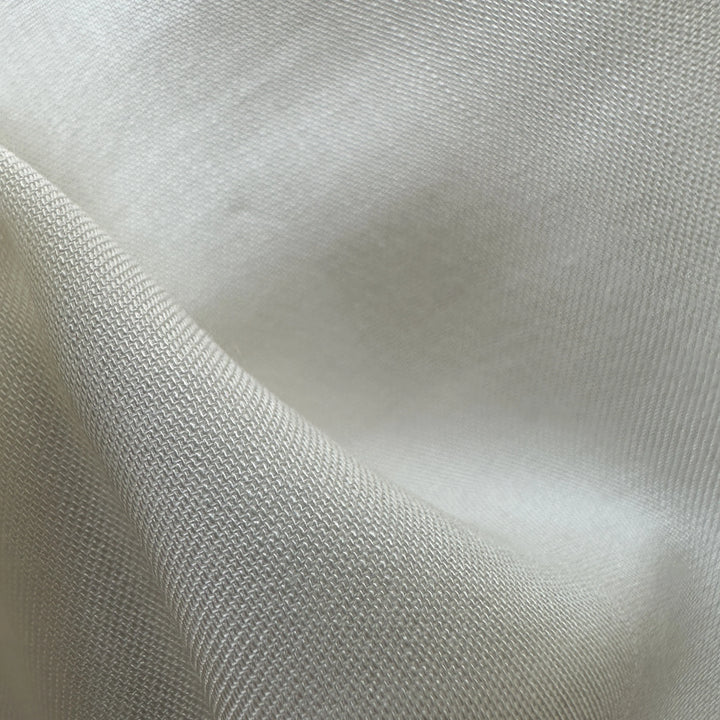 sustainable pineapple fiber satin fabric 110 GSM used in lightweight breathable apparel