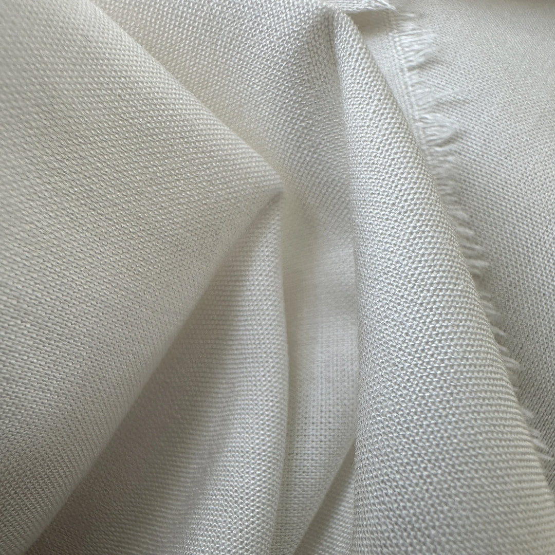 sustainable pineapple fiber plain weave fabric natural fiber textile detail view