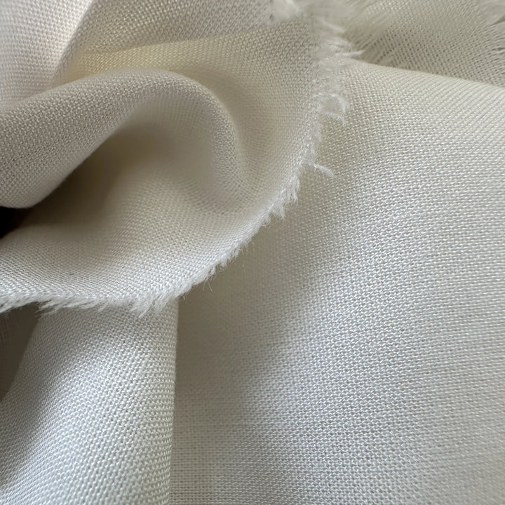 PALF plain fabric smooth texture plant-based sustainable textile close-up