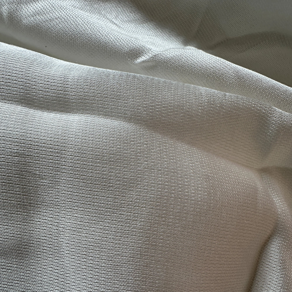 Eco-friendly rose fiber fabric with silky texture and elegant drape