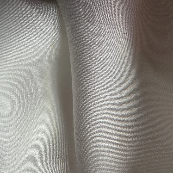 100% organic soybean fiber satin fabric with soft, silky surface and elegant drape