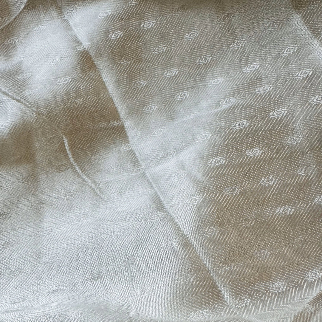 Close-up of 100% organic sugarcane fiber fabric showing natural texture and weave