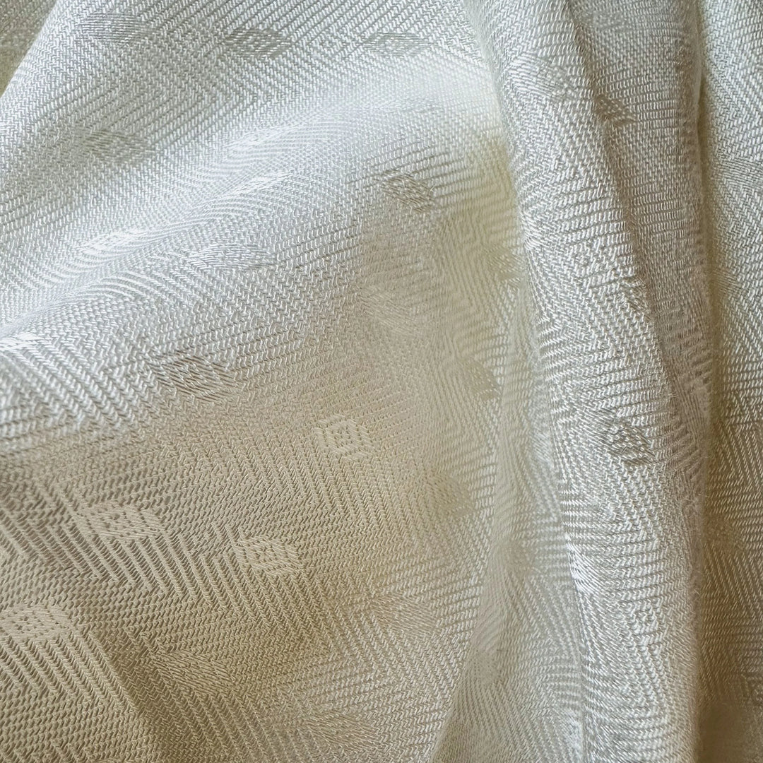 Soft and breathable sugarcane fabric draped over a table