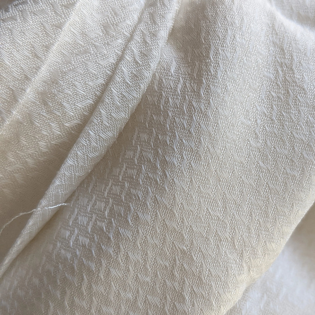 Minimalist background with sugarcane fabric folds and shadows
