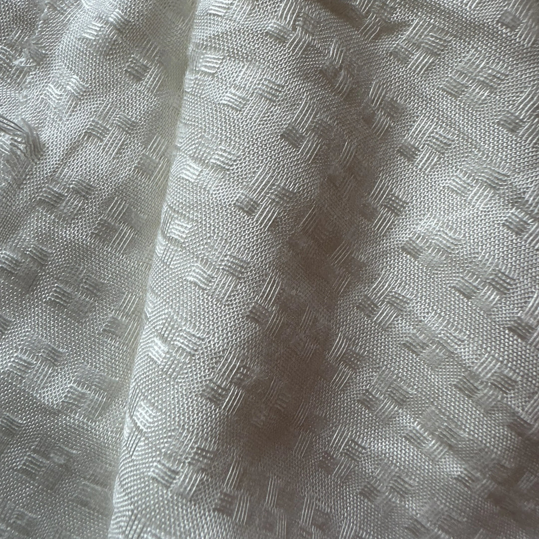 Plant based sugarcane fiber textile for breathable and eco friendly clothing.