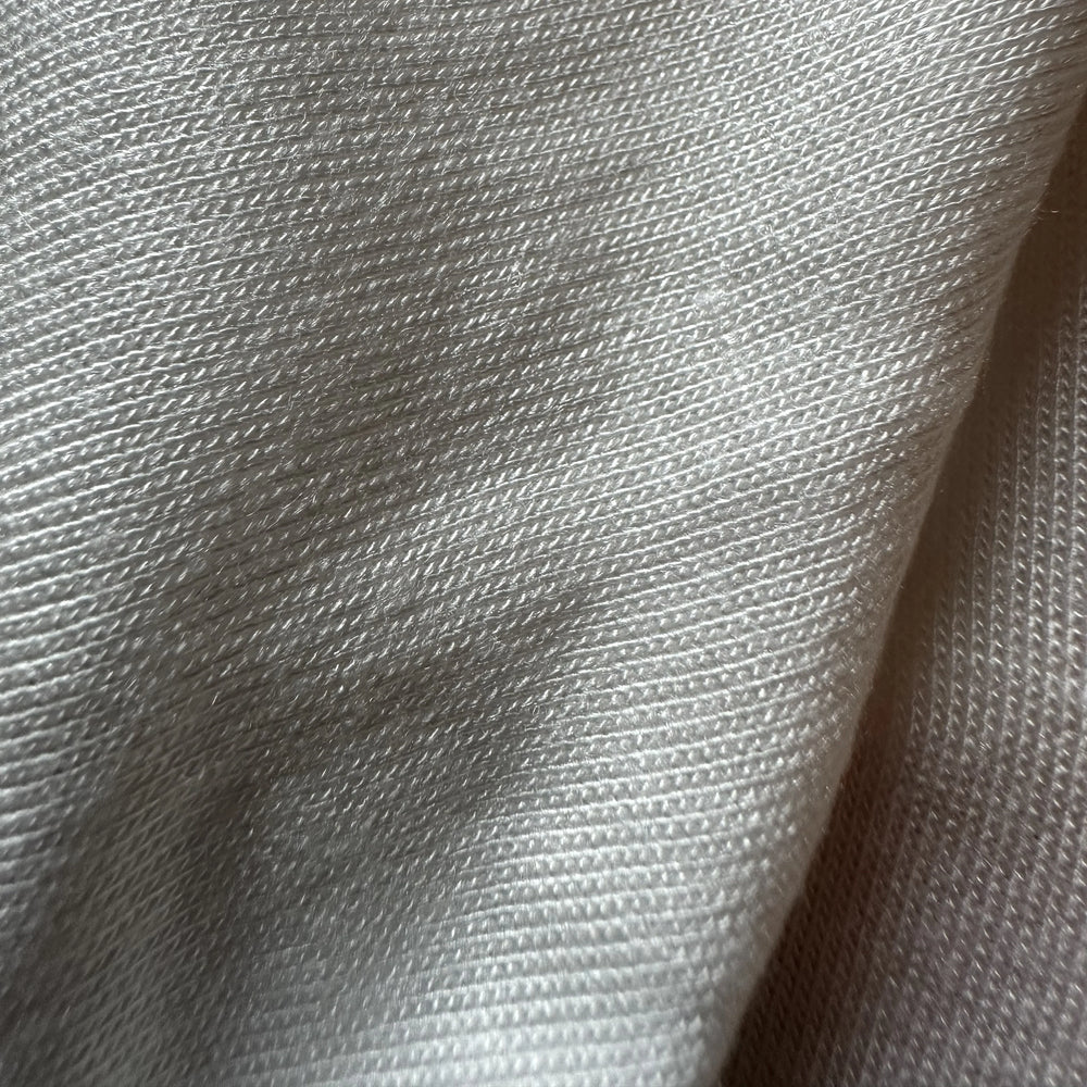 Plant-based organic sugarcane knitted fabric showing breathable knit structure