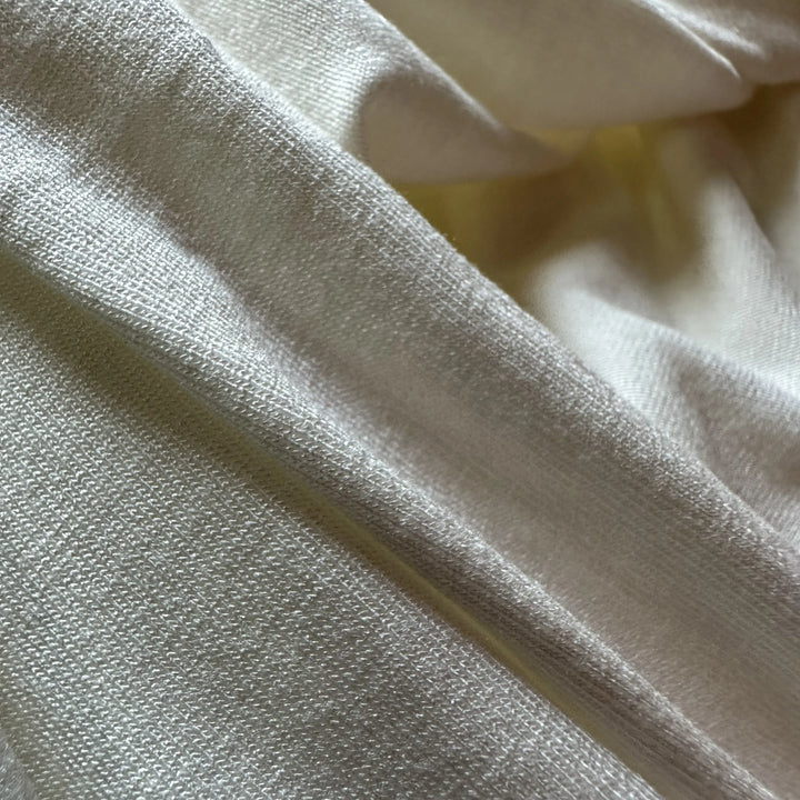 Choose this Lightweight Aloe Vera Spandex Knitted Fabric offering durability and flexibility