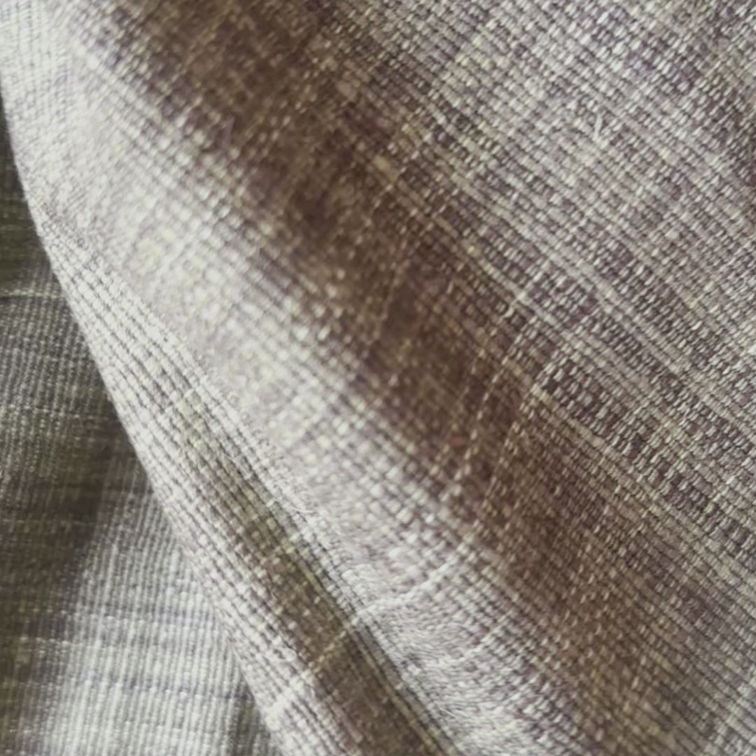 Natural Yarn Dyed Himalayan Nettle Fabric